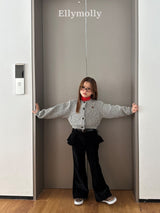 ［ELLY MOLLY］Muffin wool cardigan