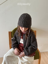 ［ELLY MOLLY］Muffin wool cardigan