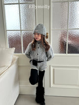 ［ELLY MOLLY］Muffin wool cardigan