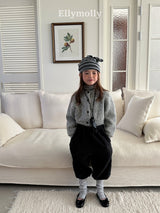［ELLY MOLLY］Muffin wool cardigan