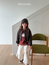 ［ELLY MOLLY］Muffin wool cardigan