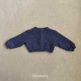 ［ELLY MOLLY］Muffin wool cardigan