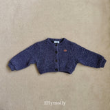 ［ELLY MOLLY］Muffin wool cardigan