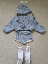 ［ELLY MOLLY］Muffin wool cardigan