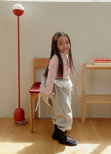 [whitesketchbook] Rozy frill jogger pants
