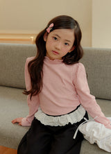 [whitesketchbook] Rozy frill jogger pants
