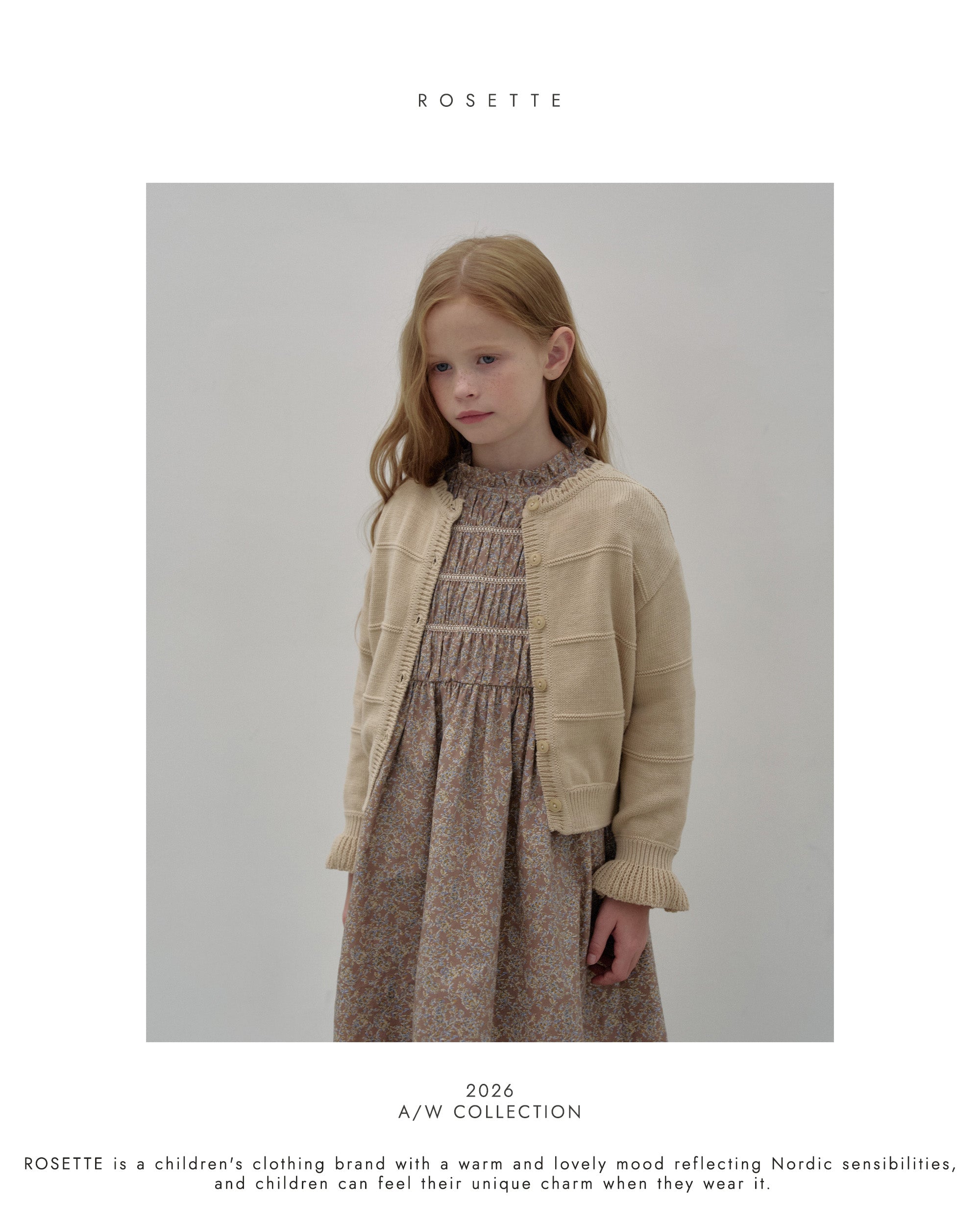 ［ROSETTE］Katie knit cardigan