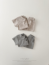 Mini check short pants