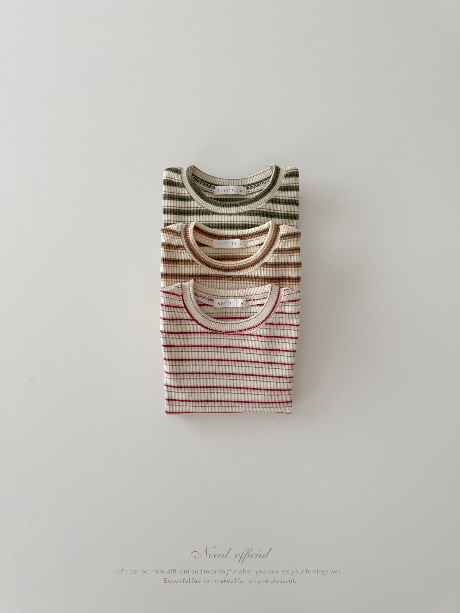 Stripe span tee