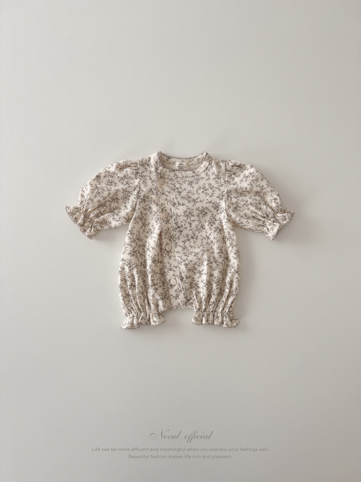 Flower glowly rompers