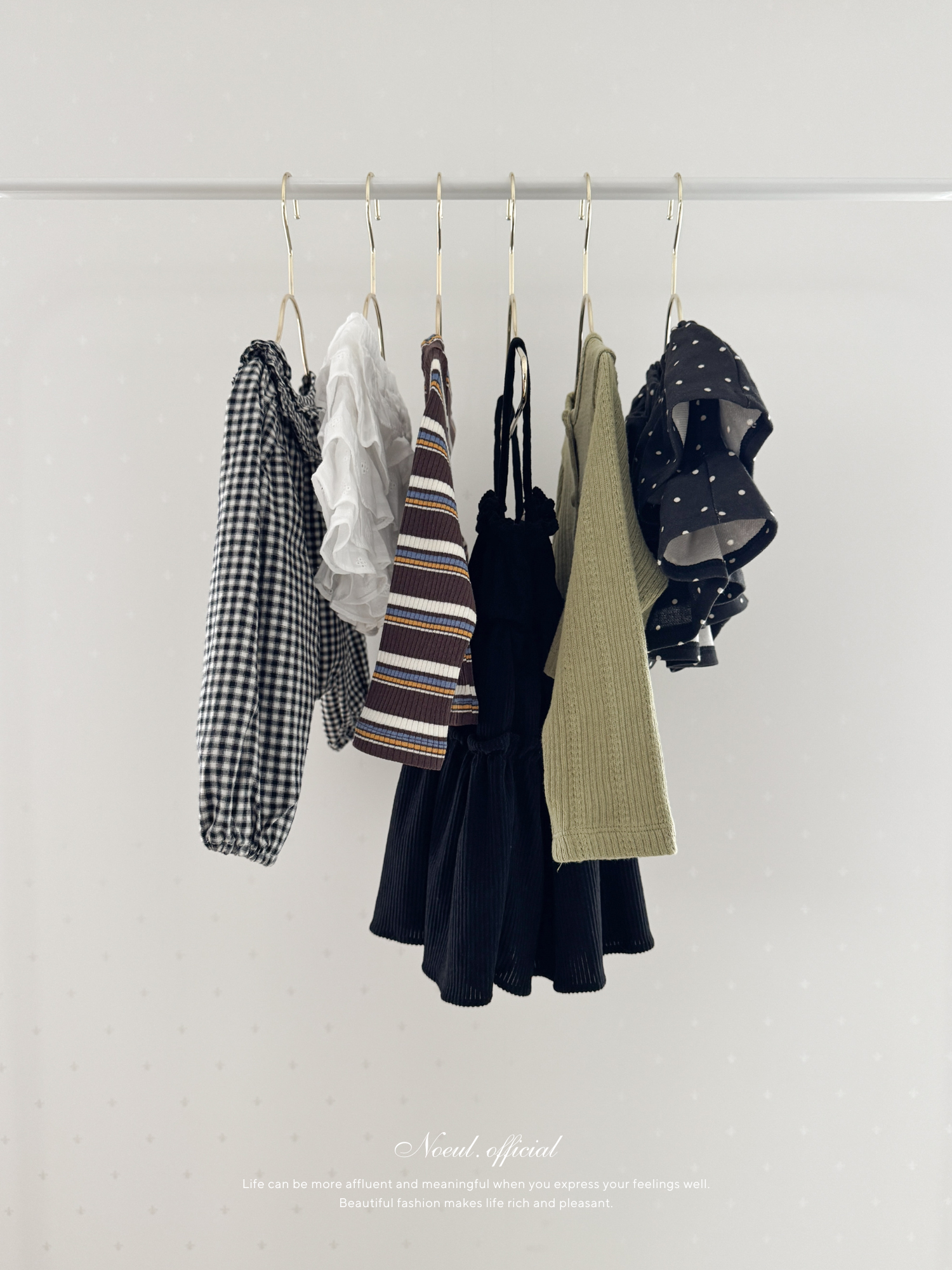 Bell check blouse