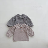 ［mimi market］Short check blouse
