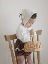 Check lace bloomer