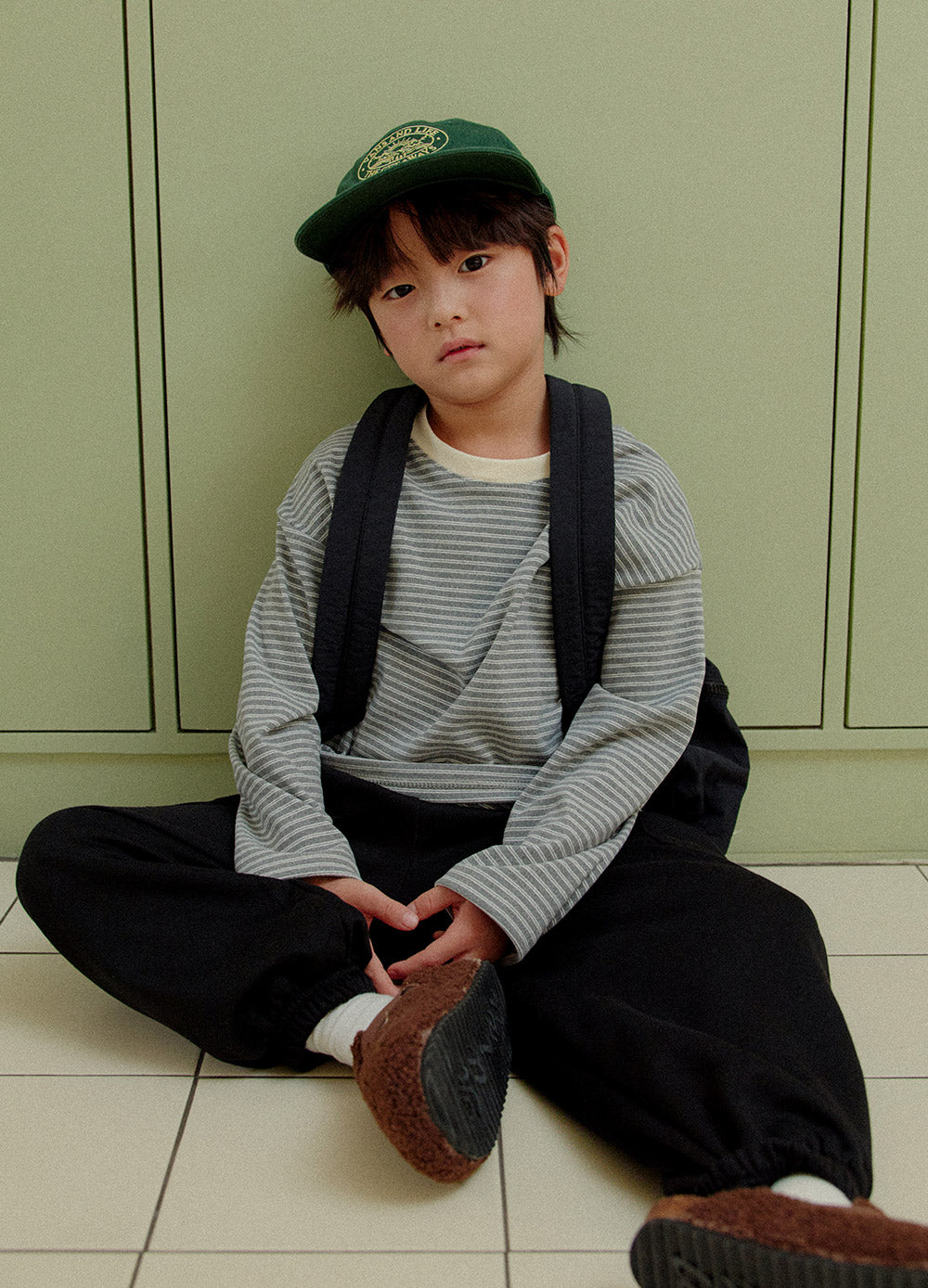 [whitesketchbook] Pocket warm cargo pants