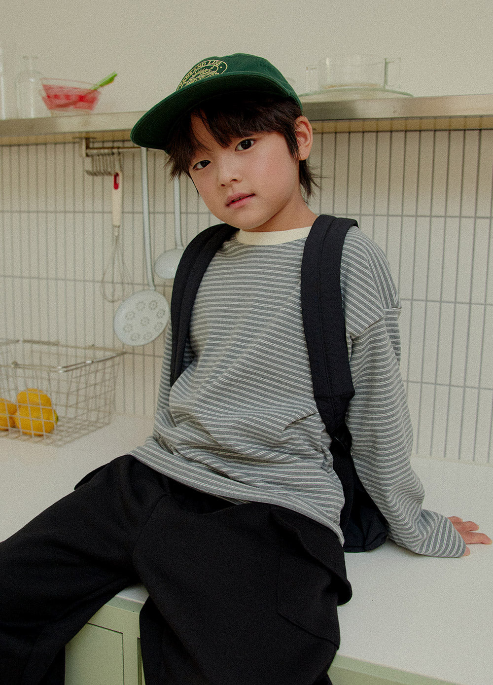 [whitesketchbook] Pocket warm cargo pants
