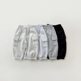[whitesketchbook] Pocket warm cargo pants
