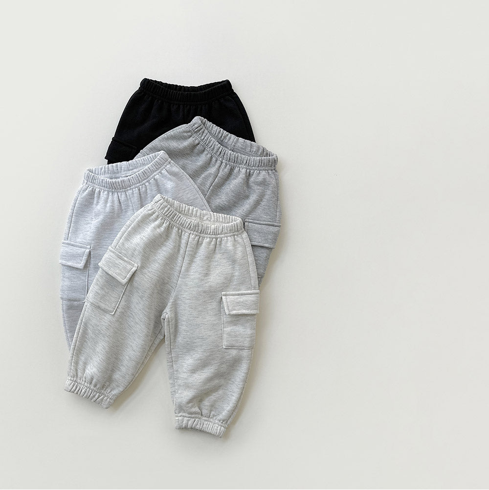 [whitesketchbook] Pocket warm cargo pants