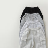 [whitesketchbook] Pocket warm cargo pants