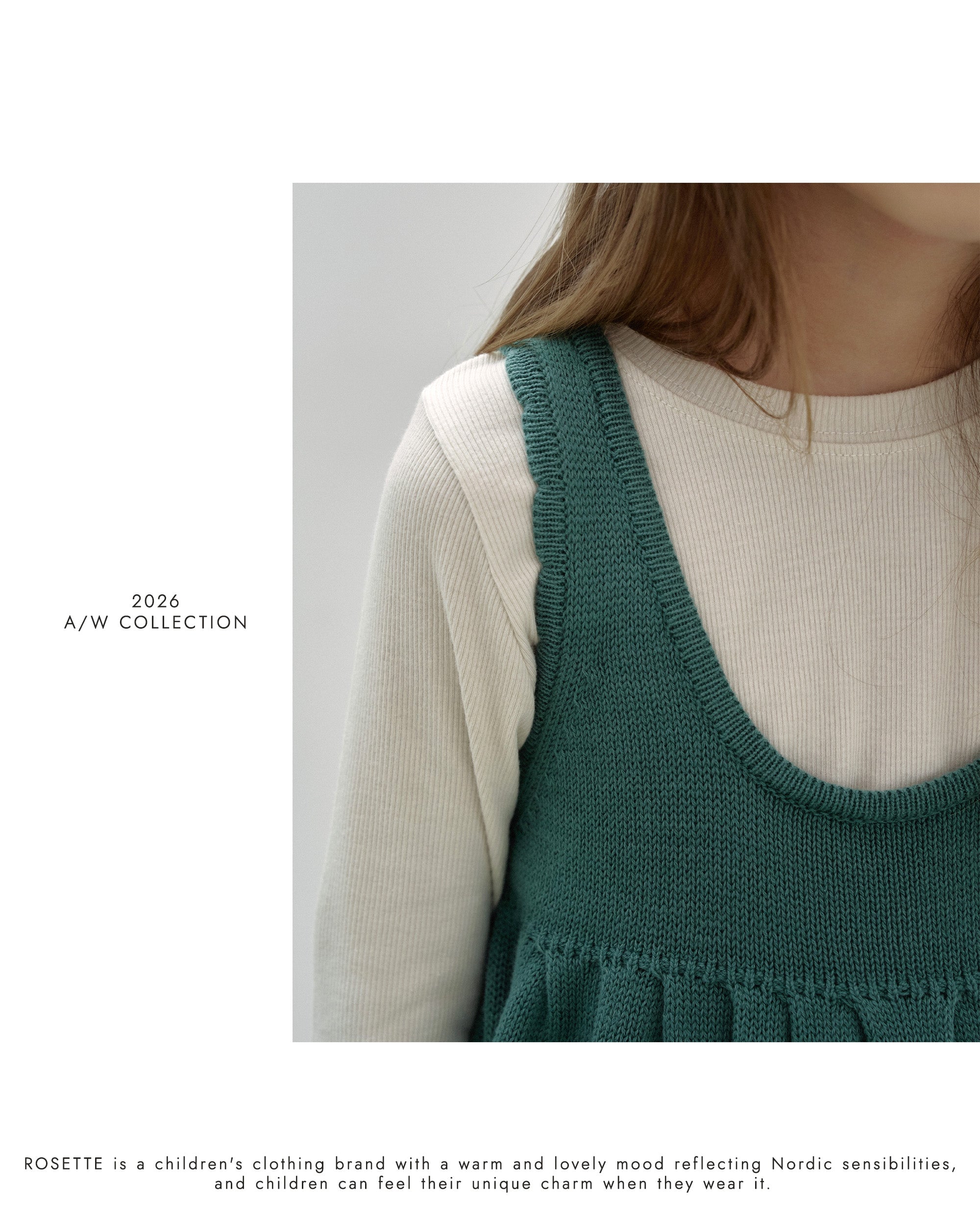 ［ROSETTE］Katie knit one-piece