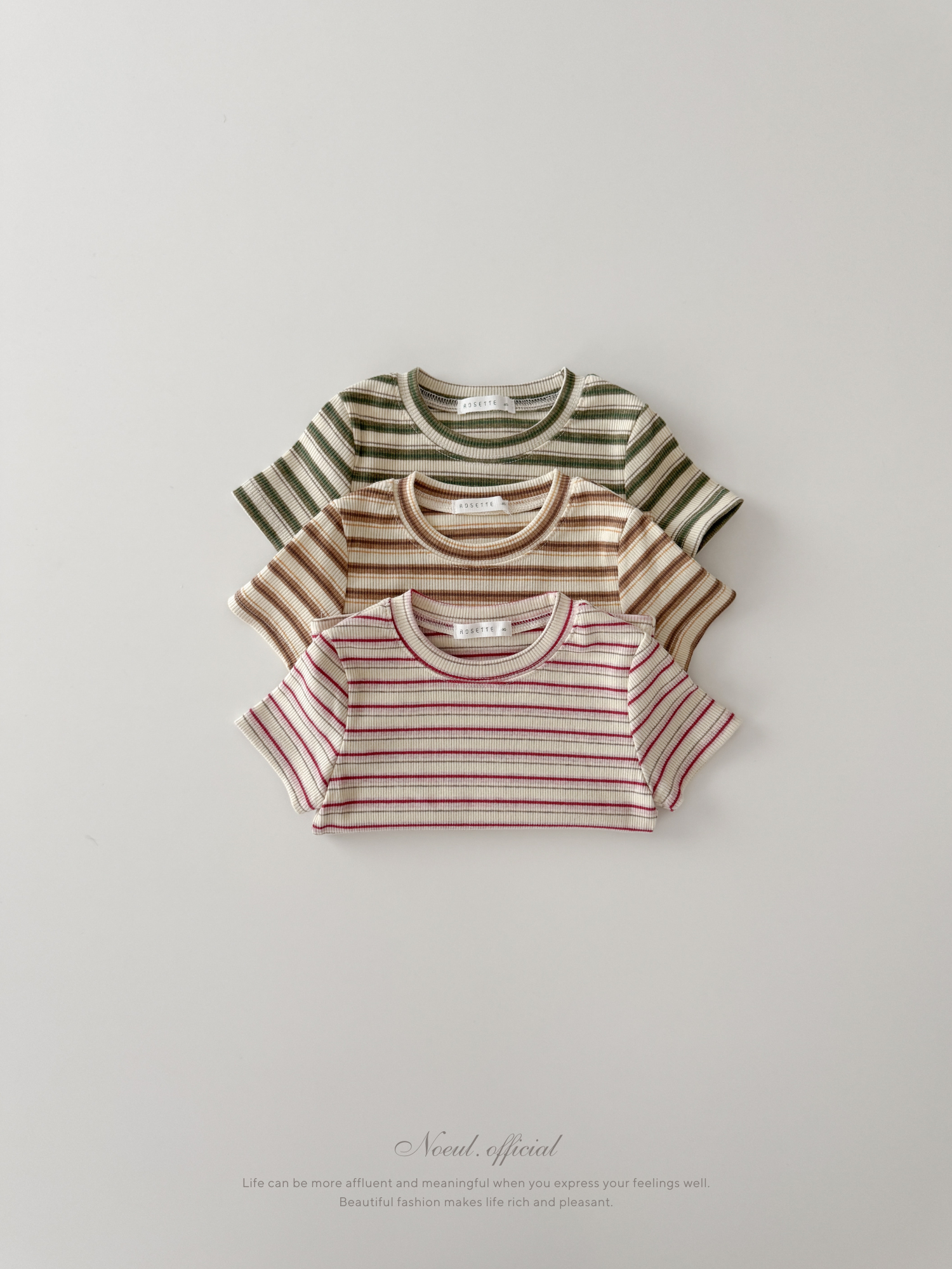 Stripe span tee