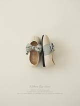 Ribbon flat shoes - Frozen yogurt -