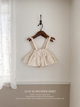 Leaf suspender skirt