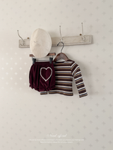 Heart corduroy frill bloomer