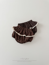 Check lace bloomer