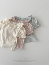 Gracie dot puff tops
