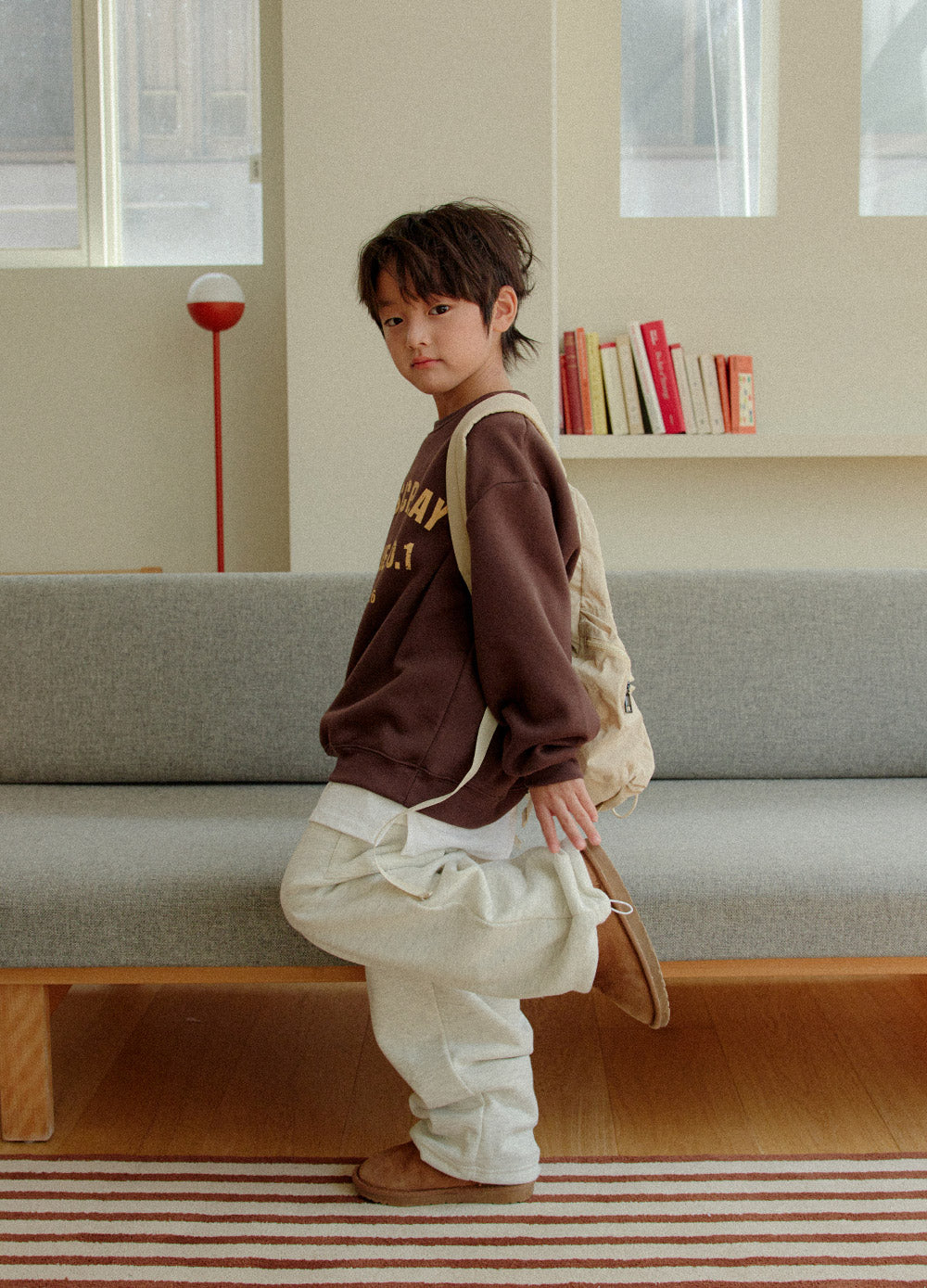 [whitesketchbook] Warm string cargo pants