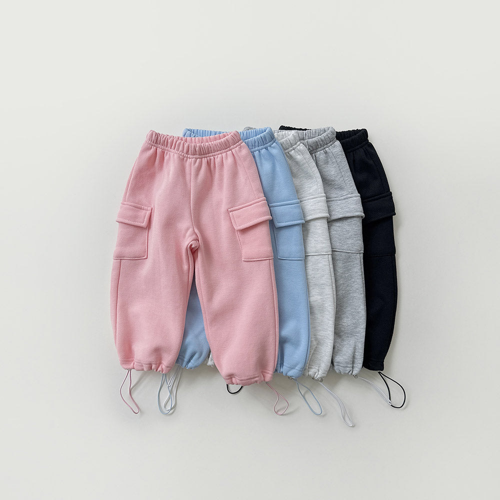 [whitesketchbook] Warm string cargo pants