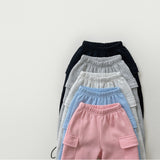 [whitesketchbook] Warm string cargo pants