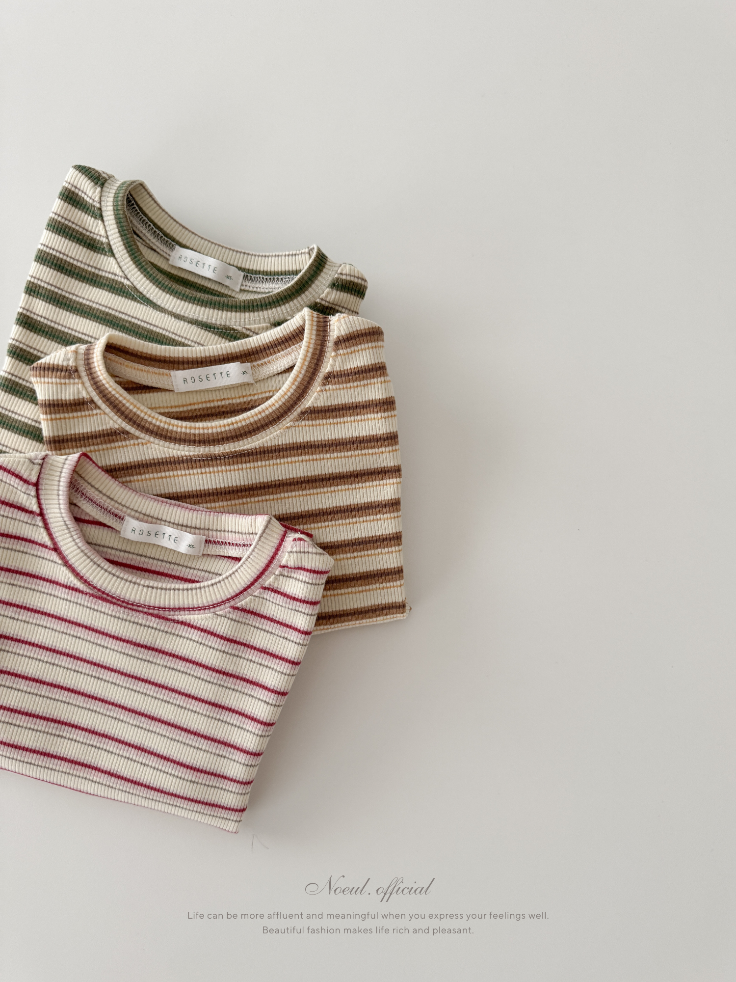 Stripe span tee