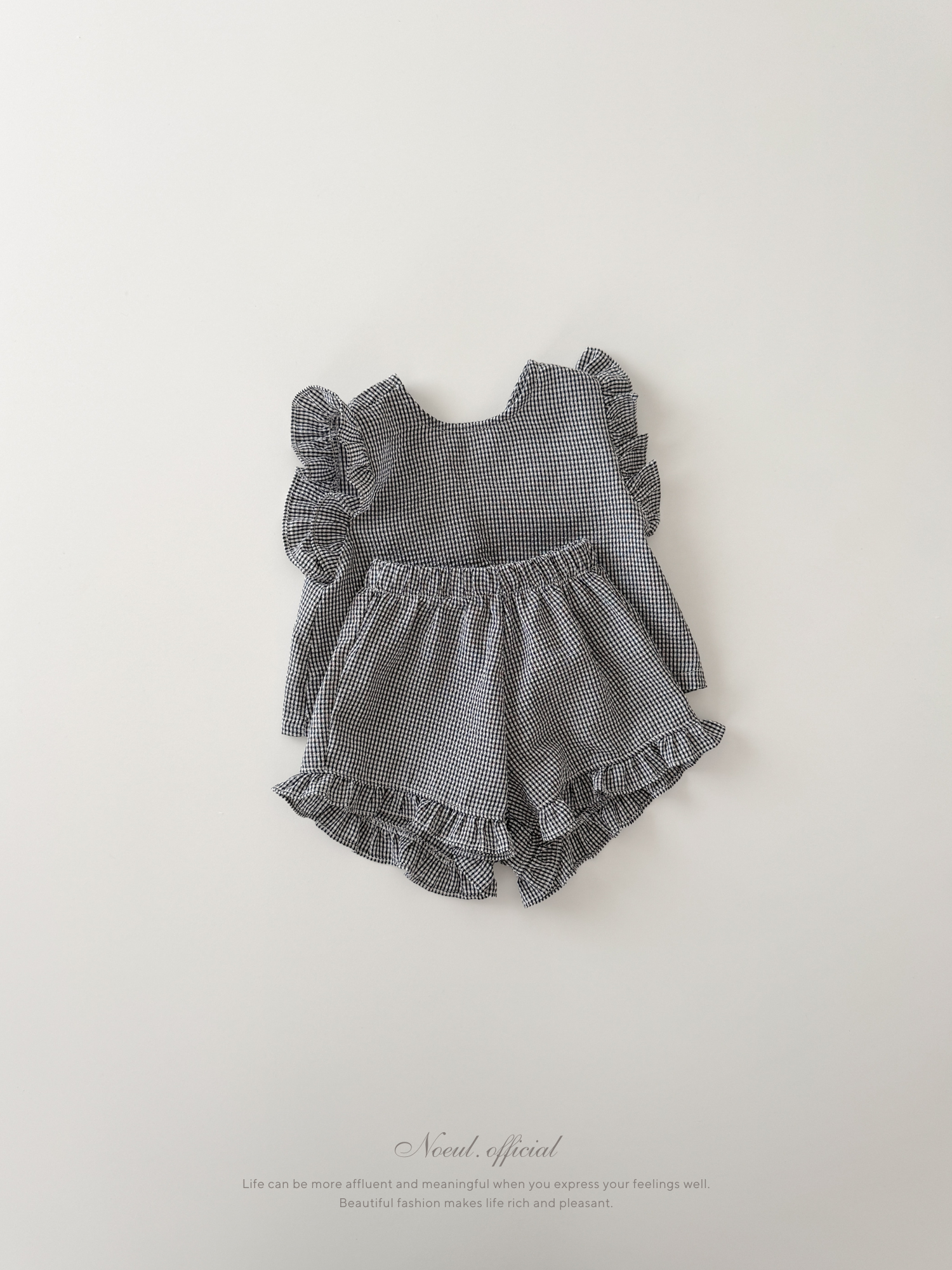 Romantic ribbon frill set