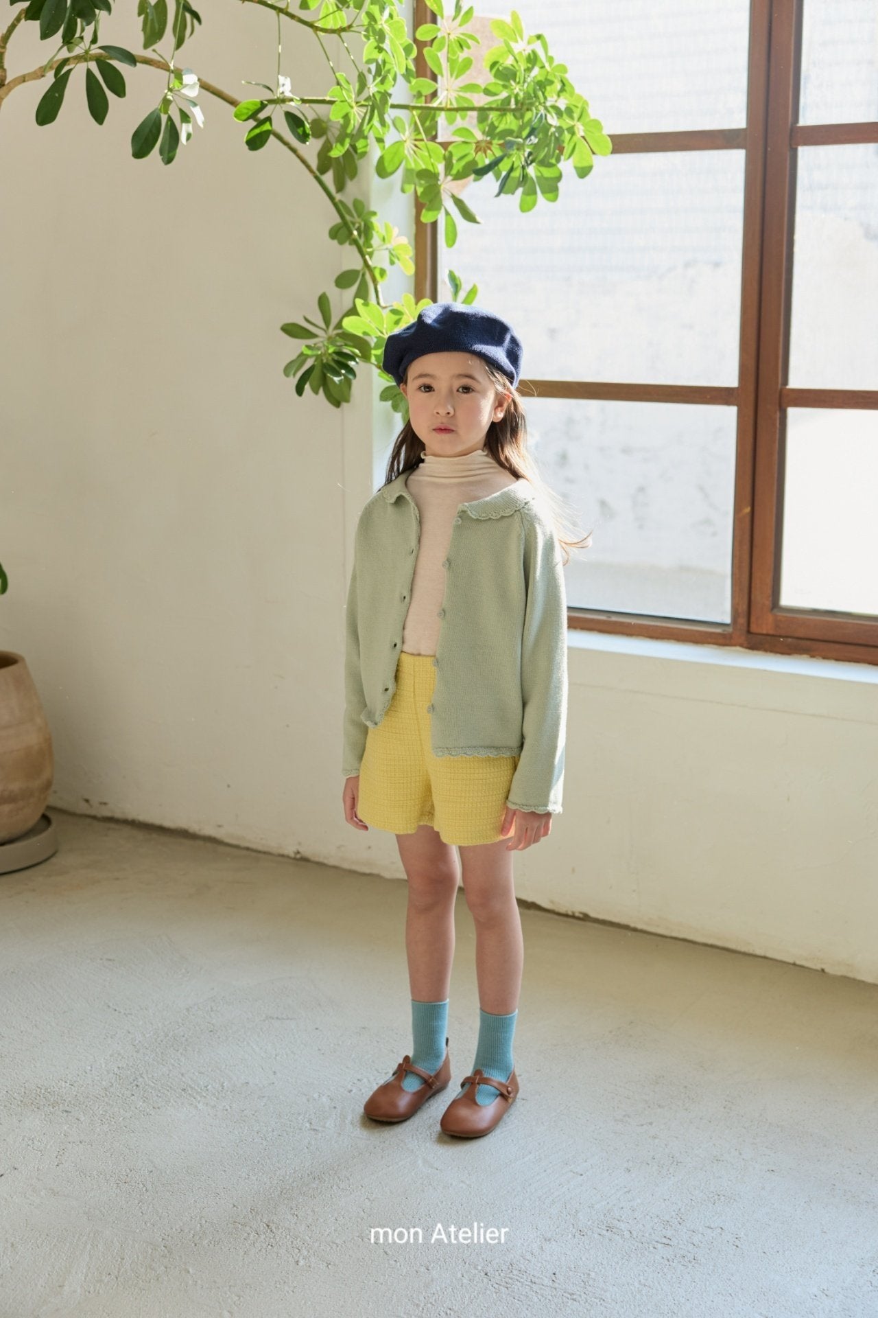 ［mon Atelier］Vivid short pants