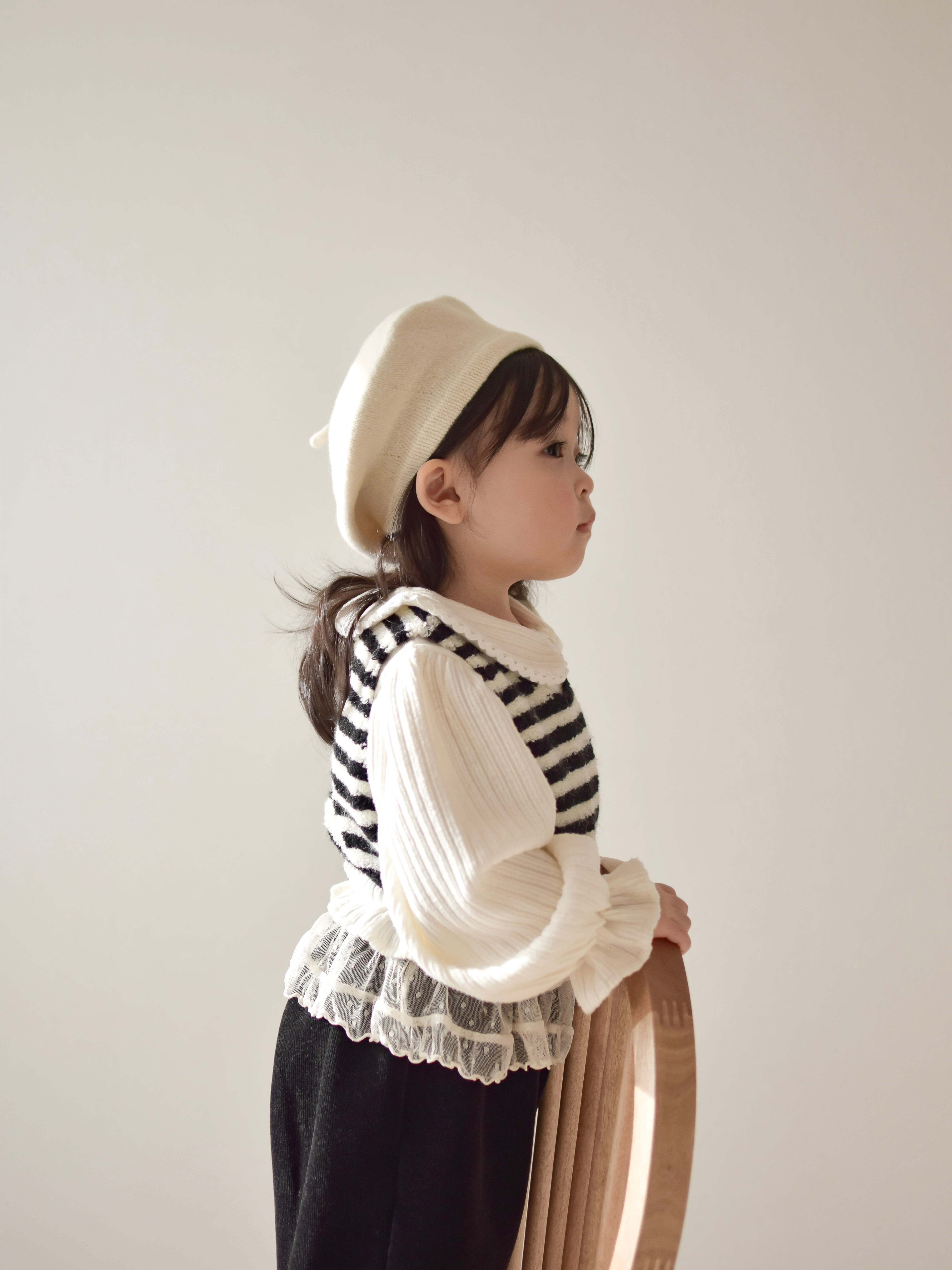 Honey round collar blouse