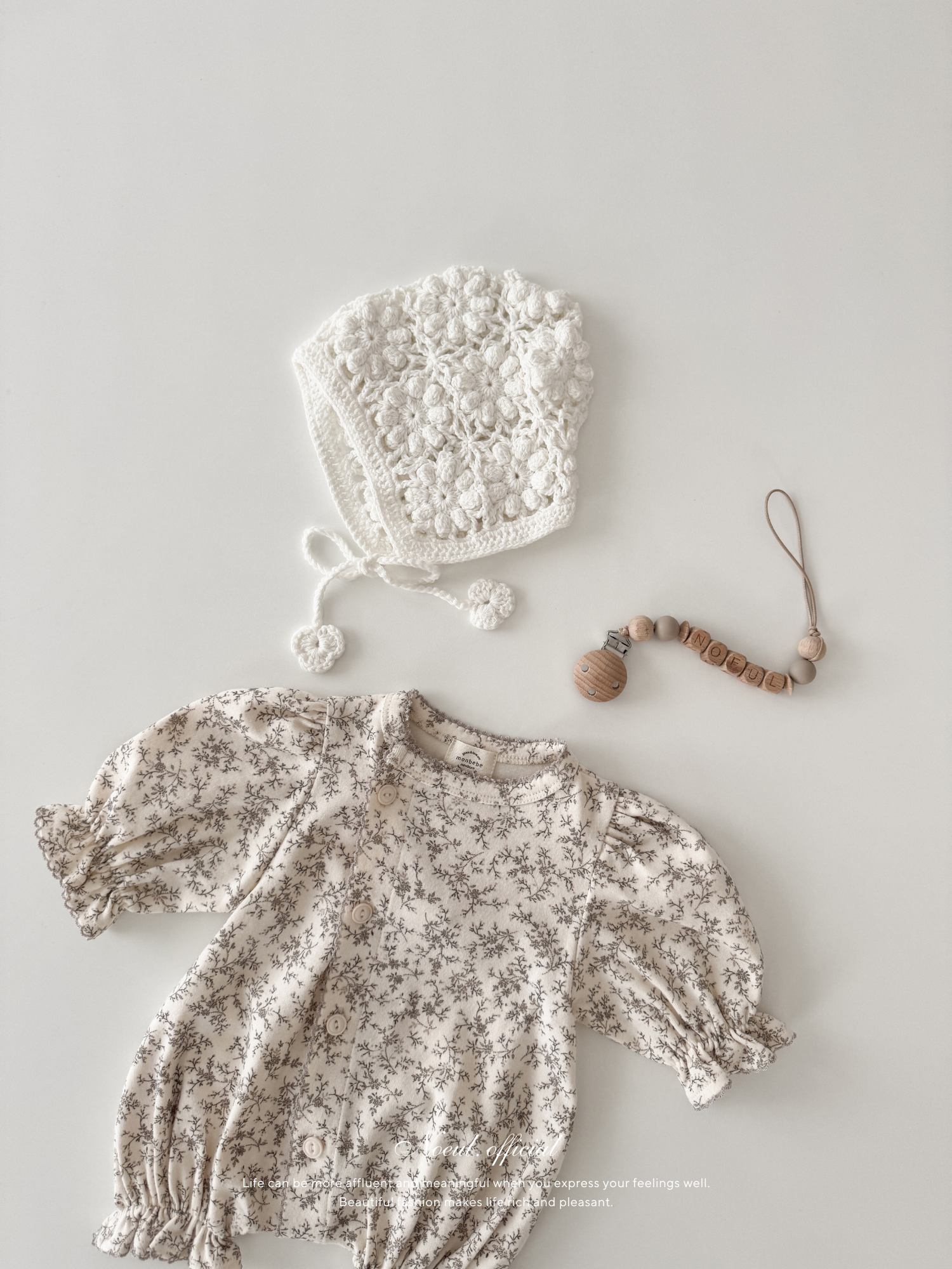 Flower glowly rompers