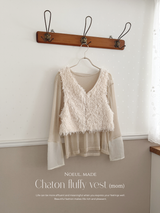*Noeul.made* Chaton fluffy vest (mom)