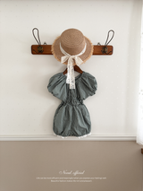 Check one-piece suit