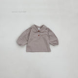 ［mimi market］Short check blouse