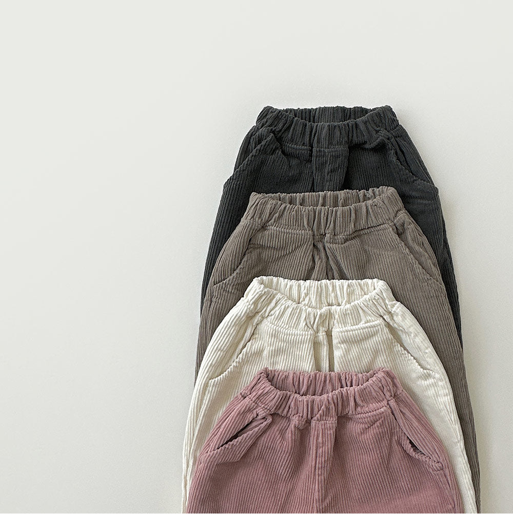 [whitesketchbook] Corduroy buggy pants