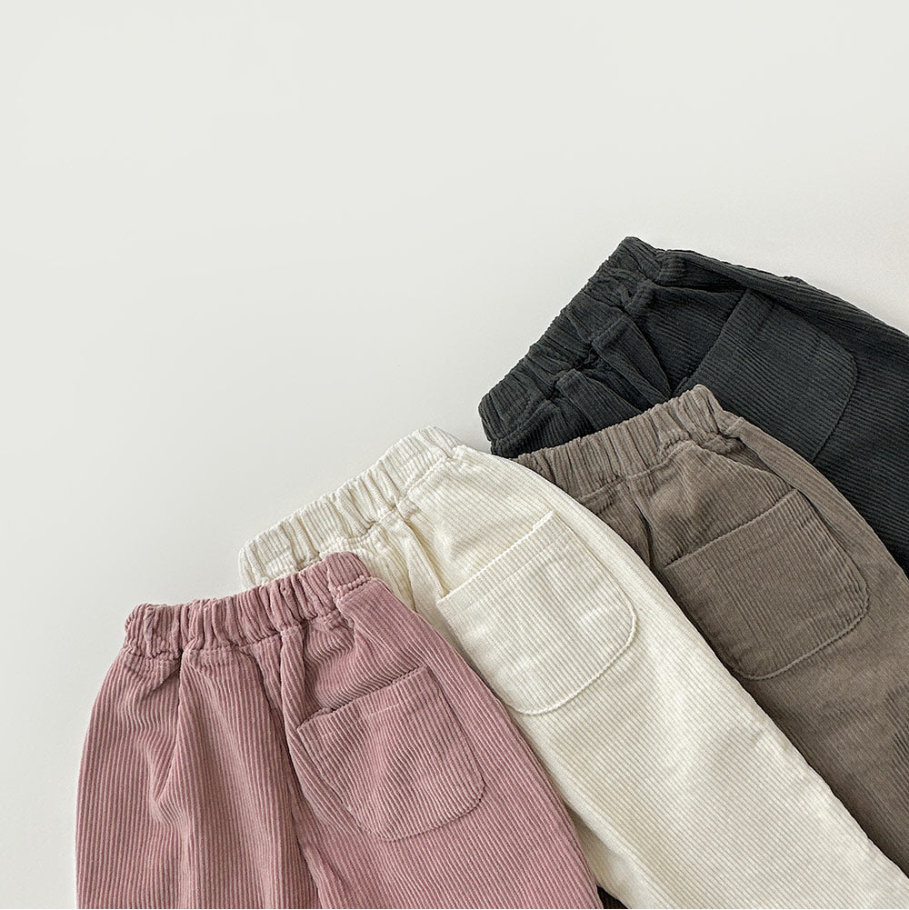[whitesketchbook] Corduroy buggy pants