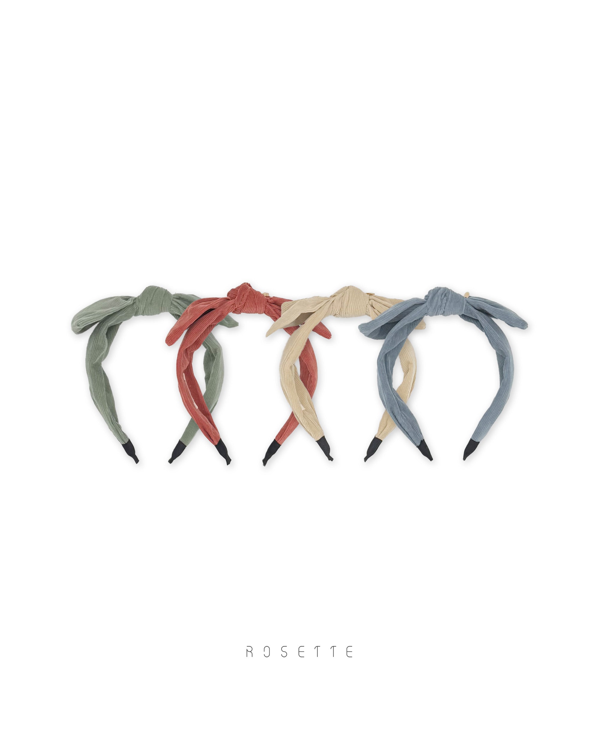 ［ROSETTE］Rolling ribbon headband