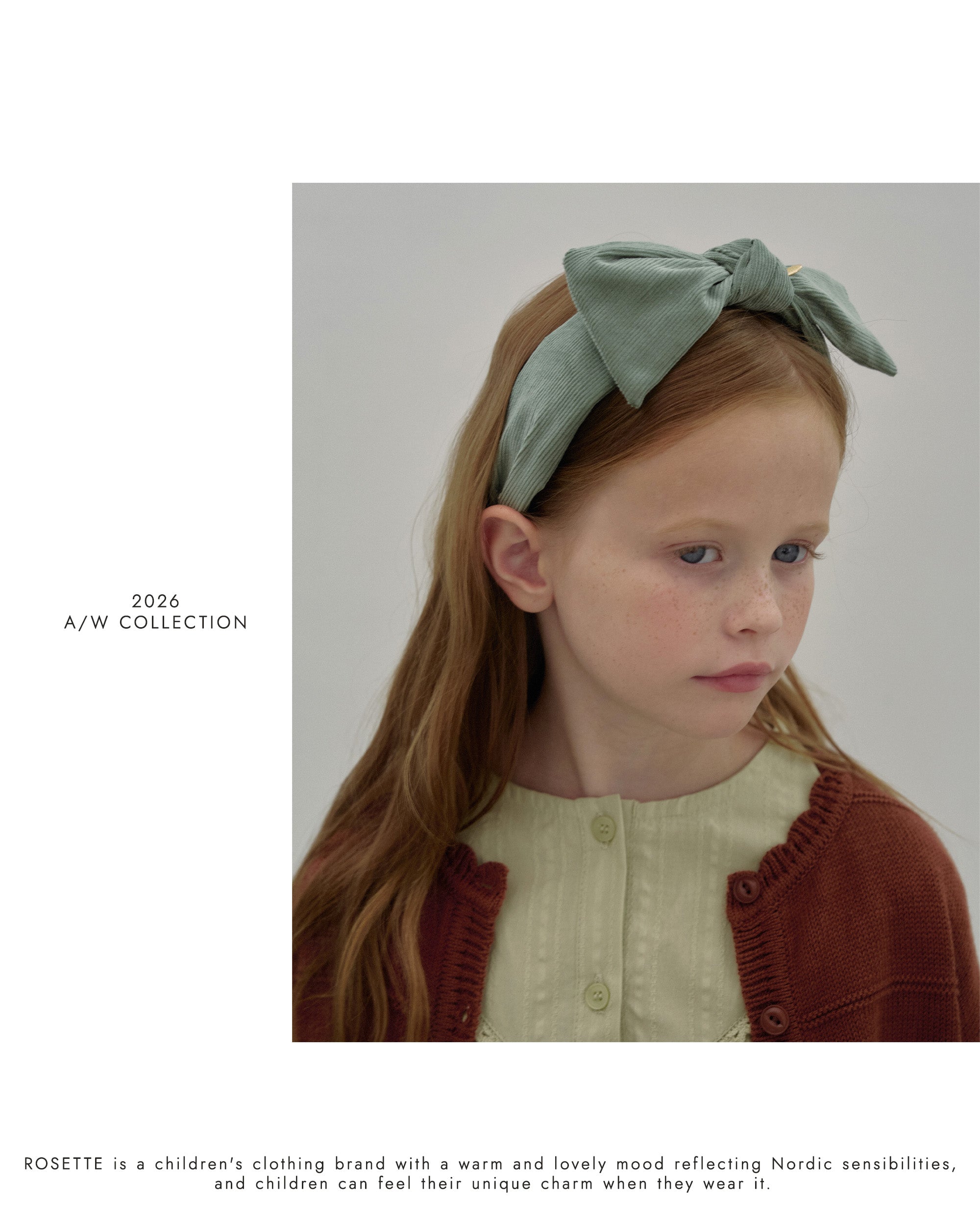 ［ROSETTE］Rolling ribbon headband
