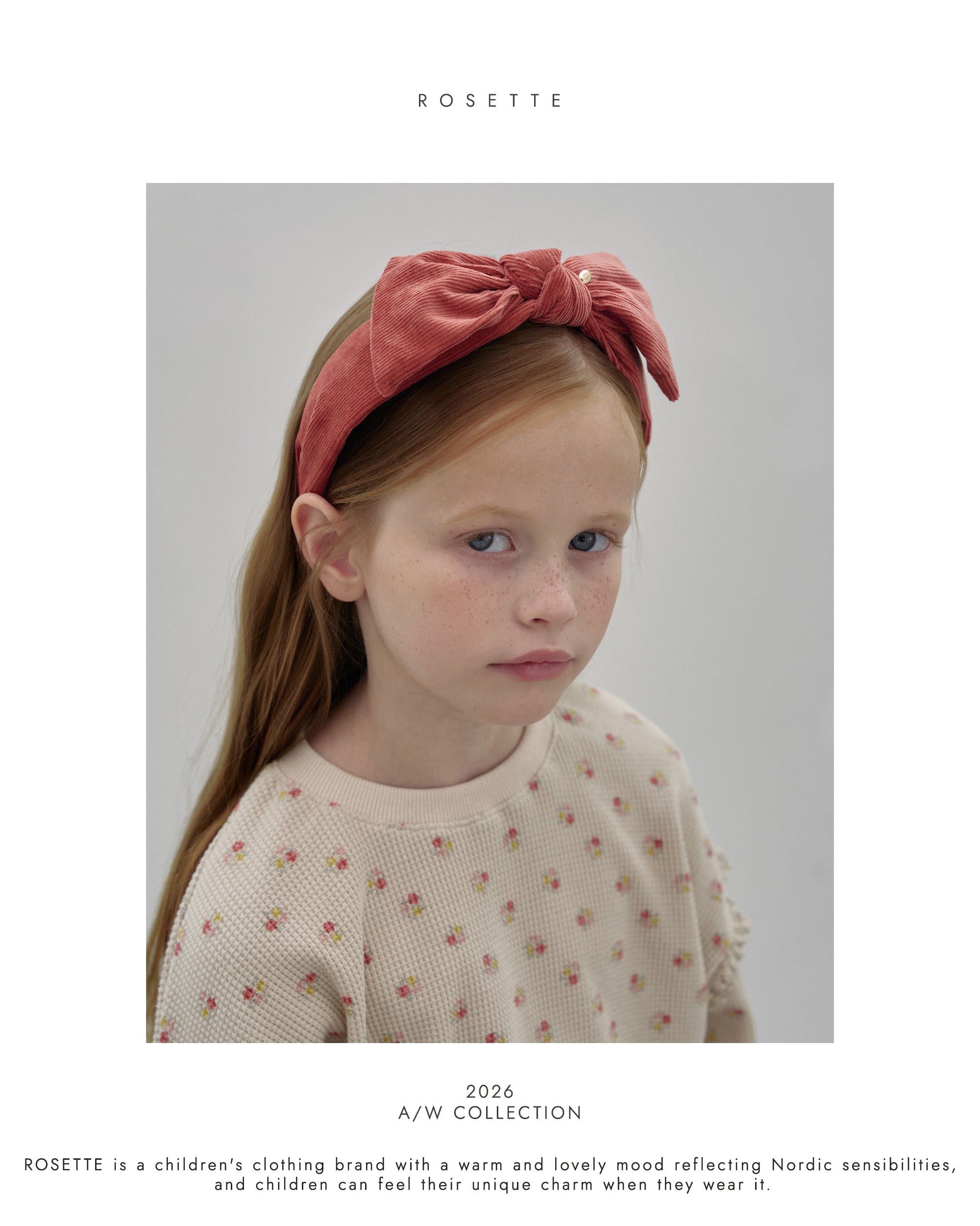 ［ROSETTE］Rolling ribbon headband