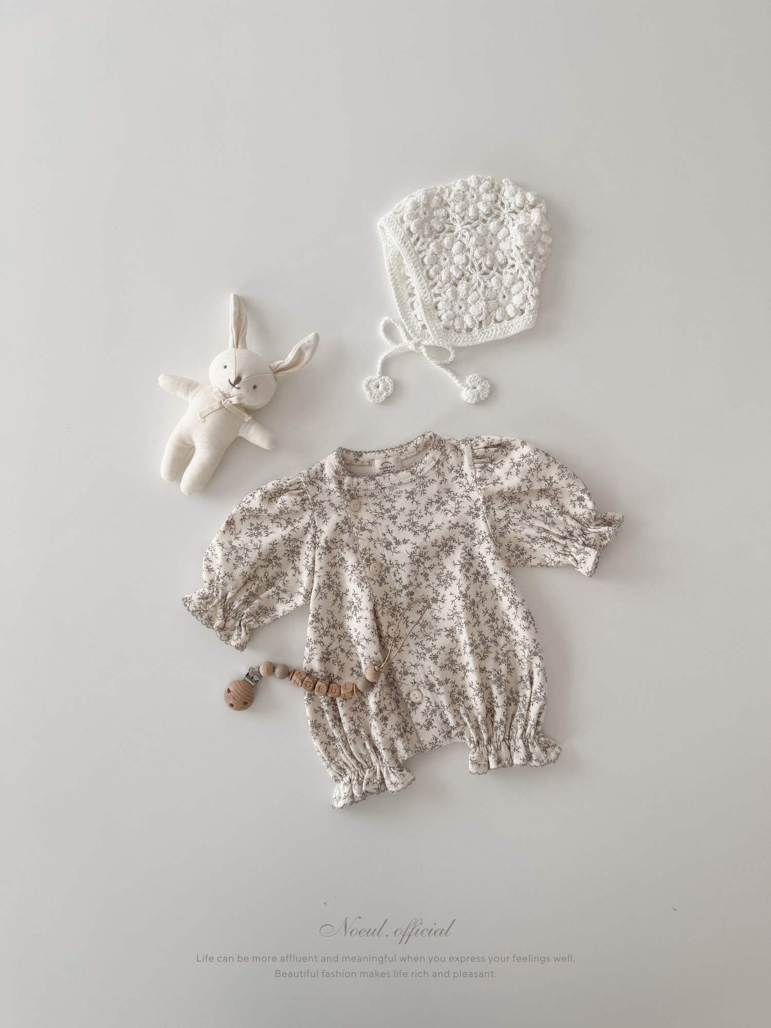 Flower glowly rompers