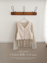 *Noeul.made* Chaton fluffy vest (mom)