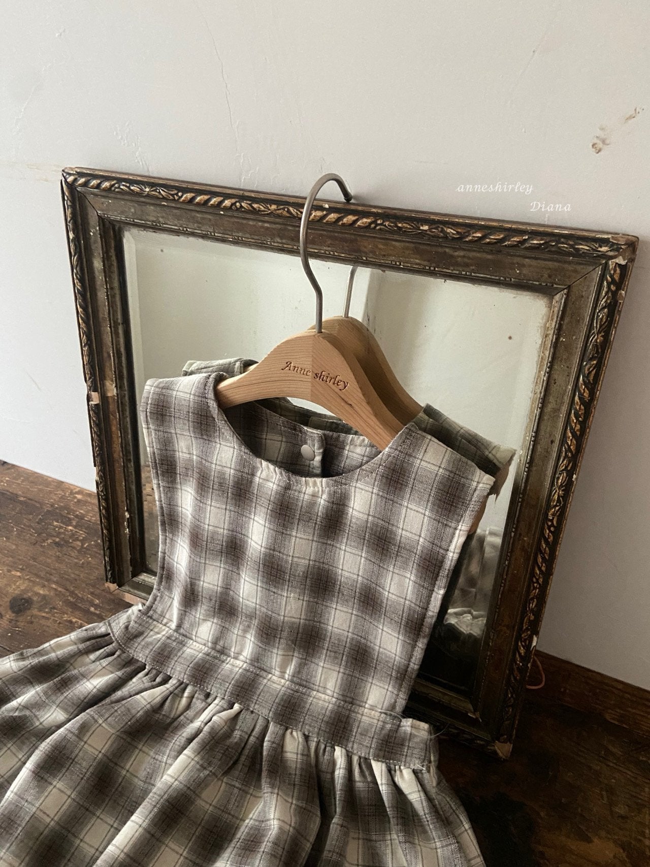 ［Anne shirley］Jaine one-piece (check)