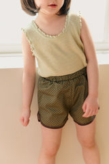 ［mon Atelier］Sherbet frill sleeveless tops