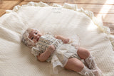 ［mkids］Chocolate lace bonnet